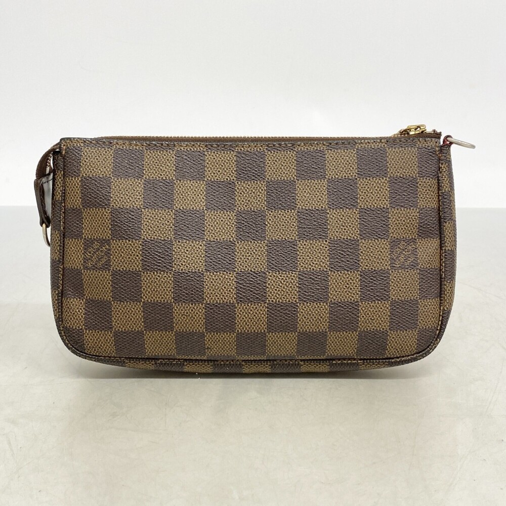 LOUIS VUITTON Brown Damier Pochette Pouch - Picture 9 of 9